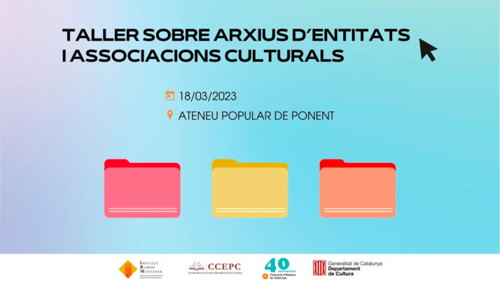 Taller sobre arxius d’entitats i associacions culturals a Lleida