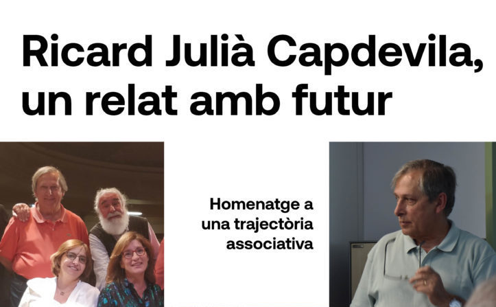 Ricard Julià – Acte d’homenatge a tota una trajectòria associativa