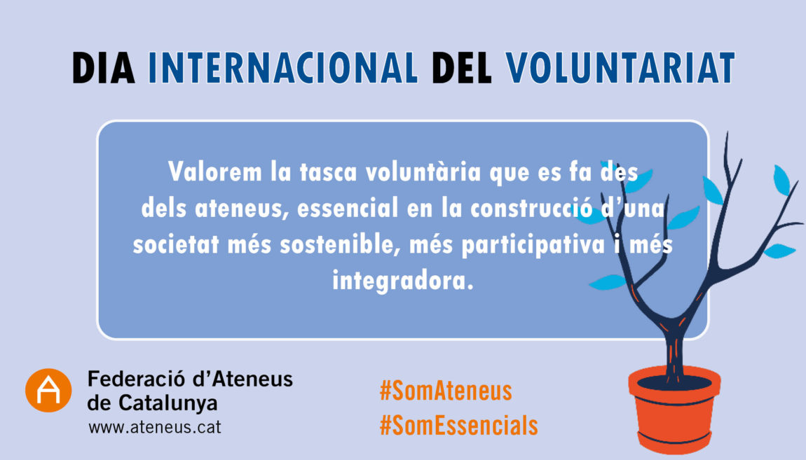 Celebrem el Dia Internacional del Voluntariat