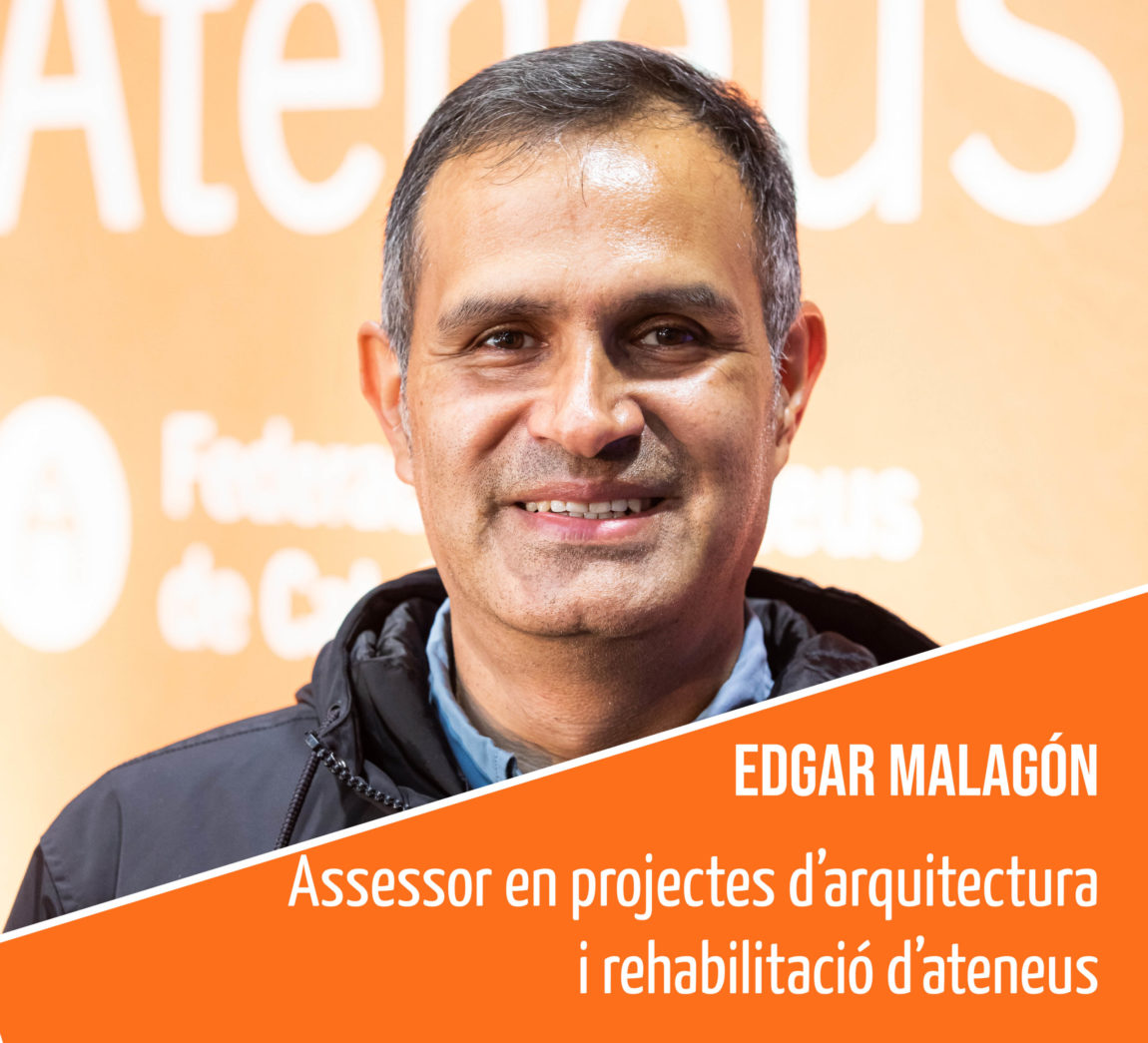 Coneix l’equip humà de la FAC: Edgar Malagón, assessor en projectes d’arquitectura i rehabilitació d’ateneus
