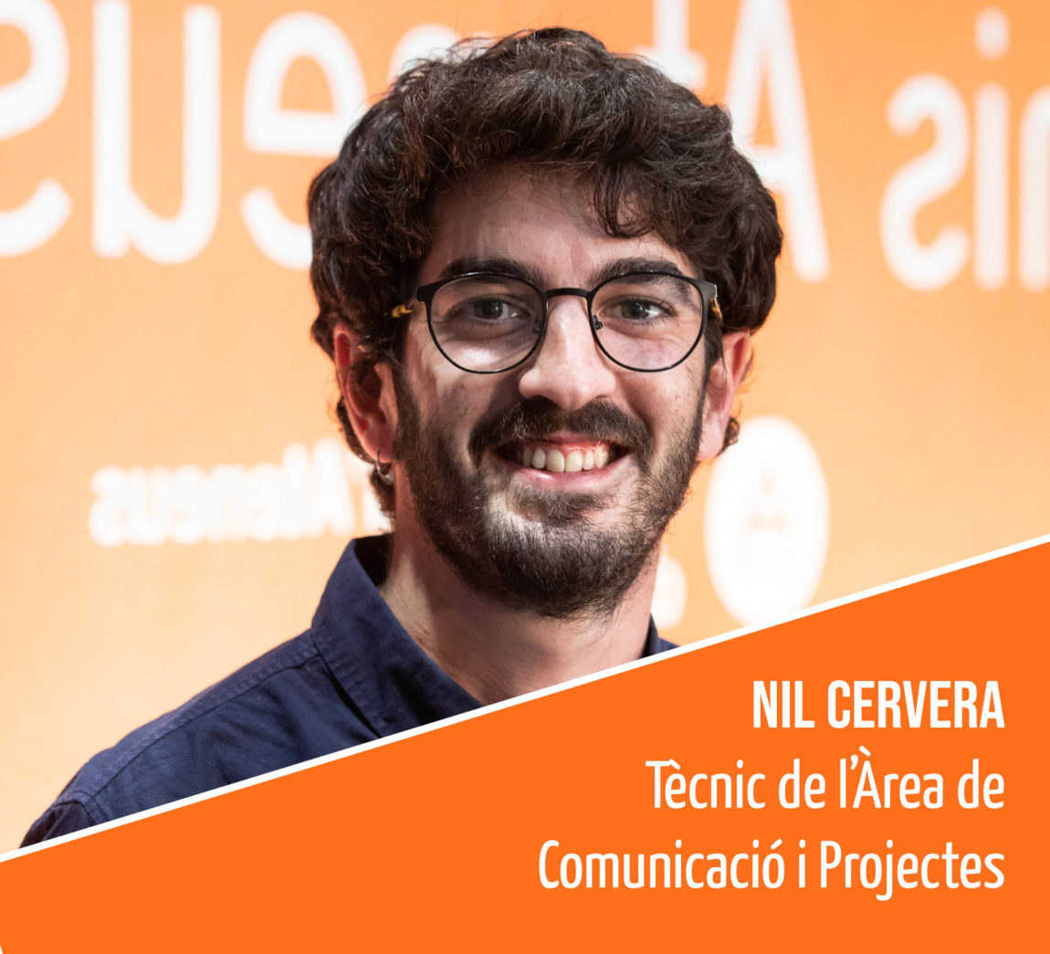 Coneix l’equip humà de la FAC: Nil Cervera, tècnic de l’Àrea de Comunicació i Projectes
