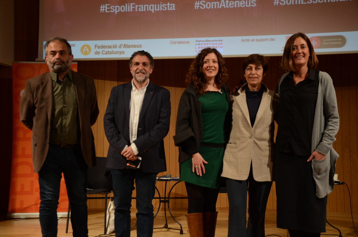 Taula rodona a l’Ateneu Barcelonès: “Els ateneus no oblidem”