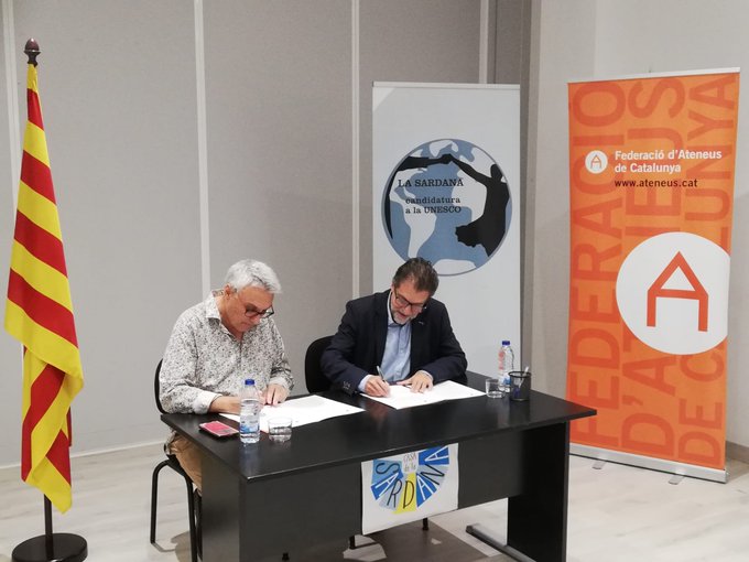 Signem un conveni de col·laboració amb la Confederació Sardanista de Catalunya