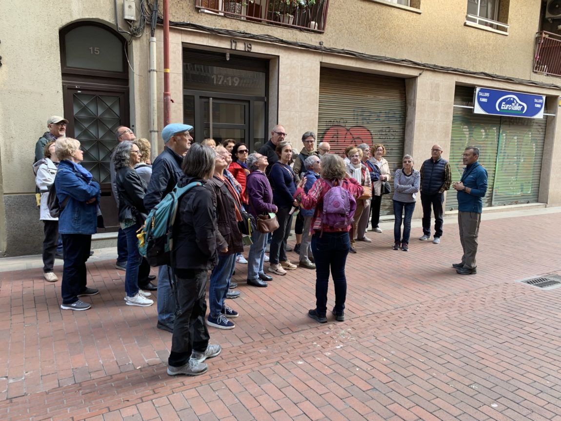 Camins d’Ateneus: la Delegació Territorial Barcelonès visita Sant Martí de Provençals
