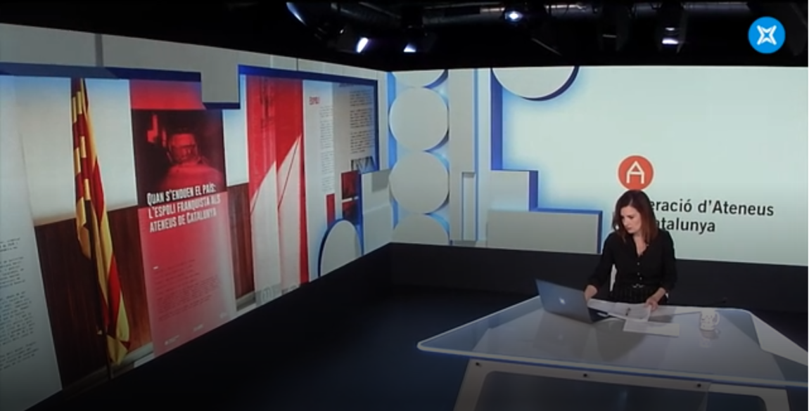 La Xarxa TV informa sobre l’actualitat de l’espoli franquista dels ateneus