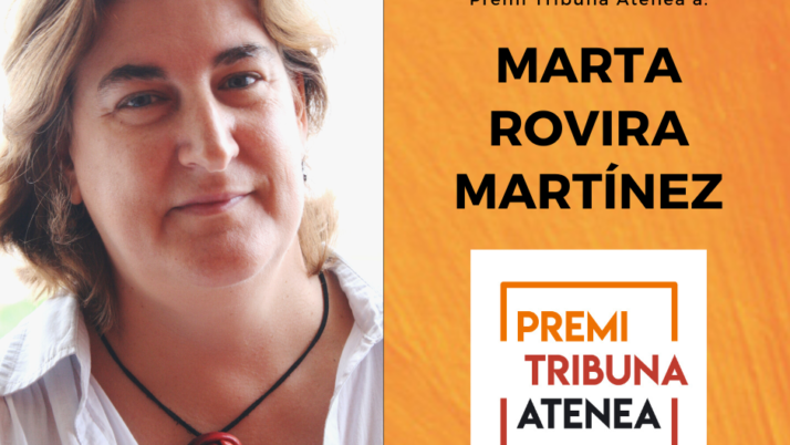 Marta Rovira guanya el Premi Tribuna Atenea 2022
