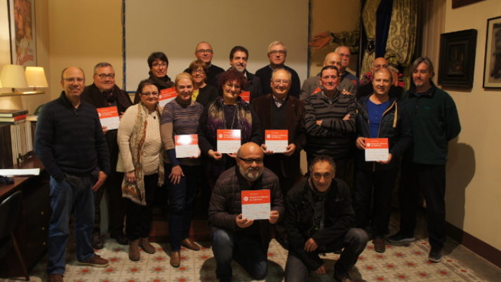 Lliurament de plaques a entitats federades al Maresme i Vallesos