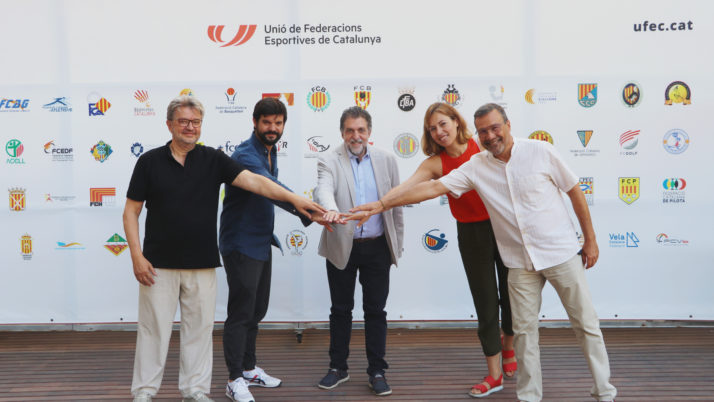Reunió de la FAC amb la Unió de Federacions Esportives de Catalunya (UFEC)