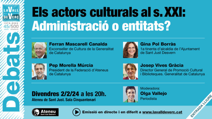 La revista La Vall del Verç organitza un debat sobre la relació entre administració i entitats 