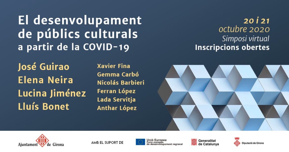 Simposi virtual – El desenvolupament de públics culturals a partir de la COVID-19